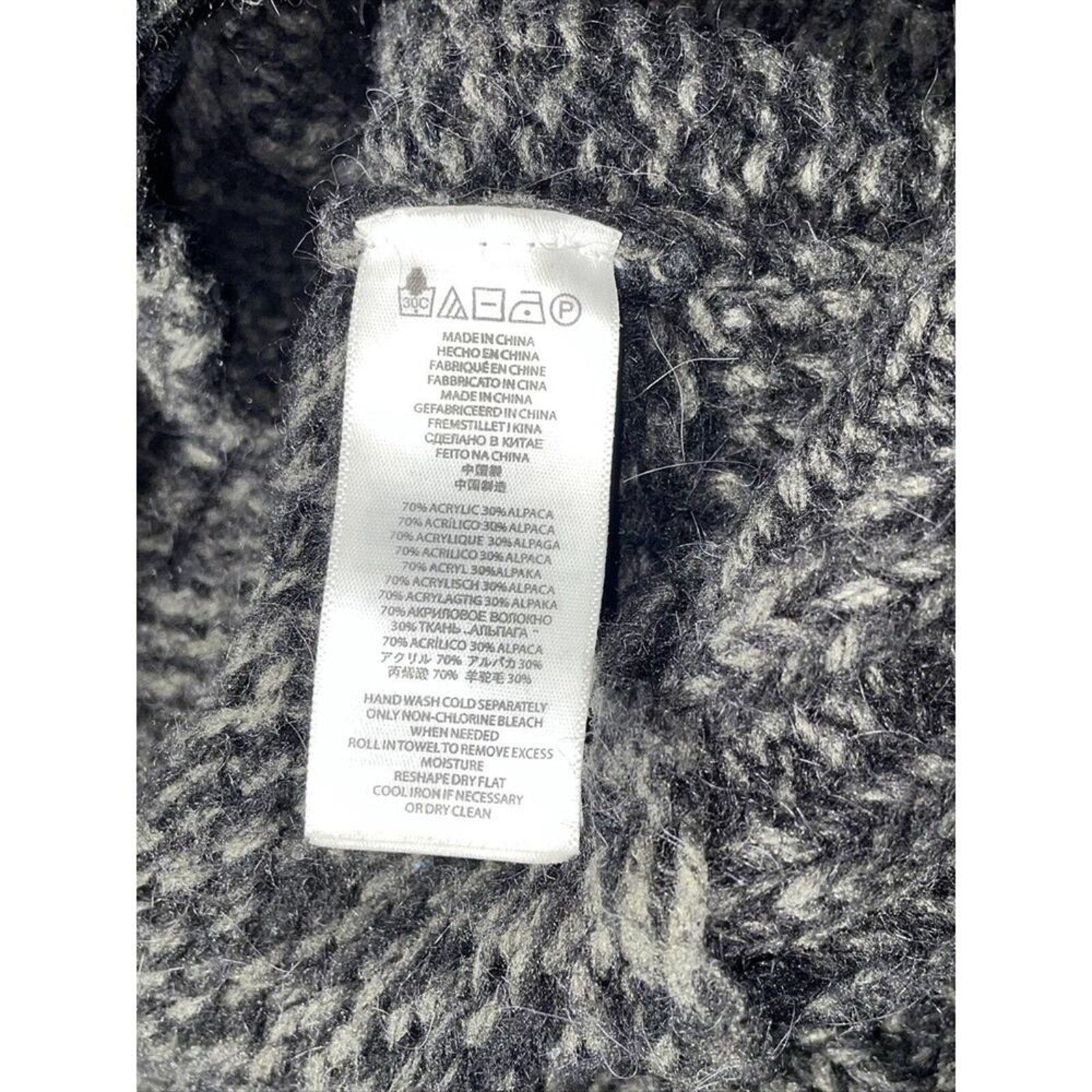 Michael Kors Alpaca Blend Knit Cardigan Full Zip Sweater jacket Womens's Size XS