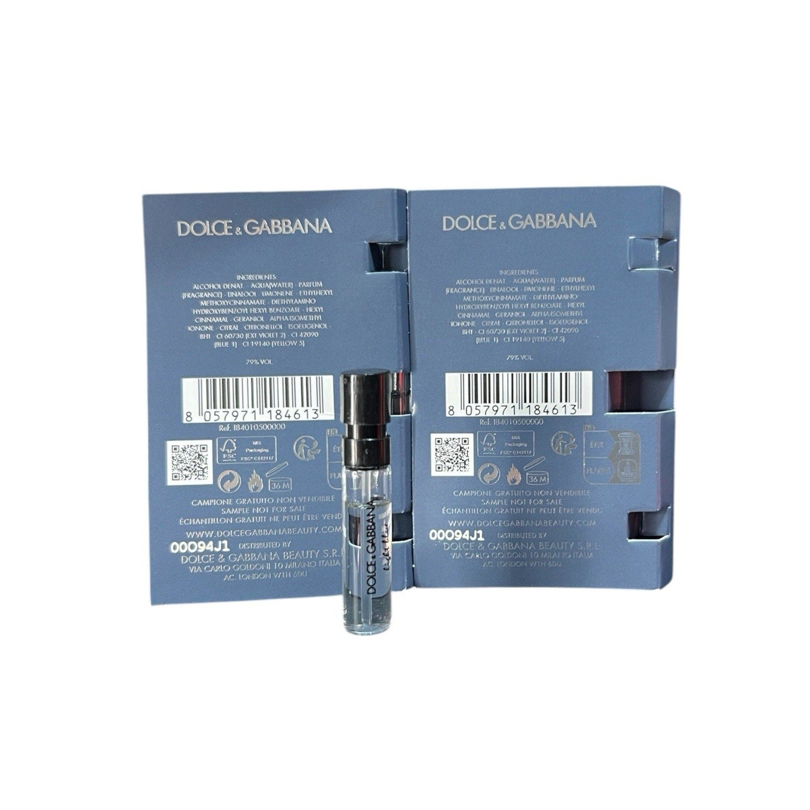 Dolce & Gabbana Light Blue Pour Homme Eau de Toilette Set Of 2) 1.4 ML EA