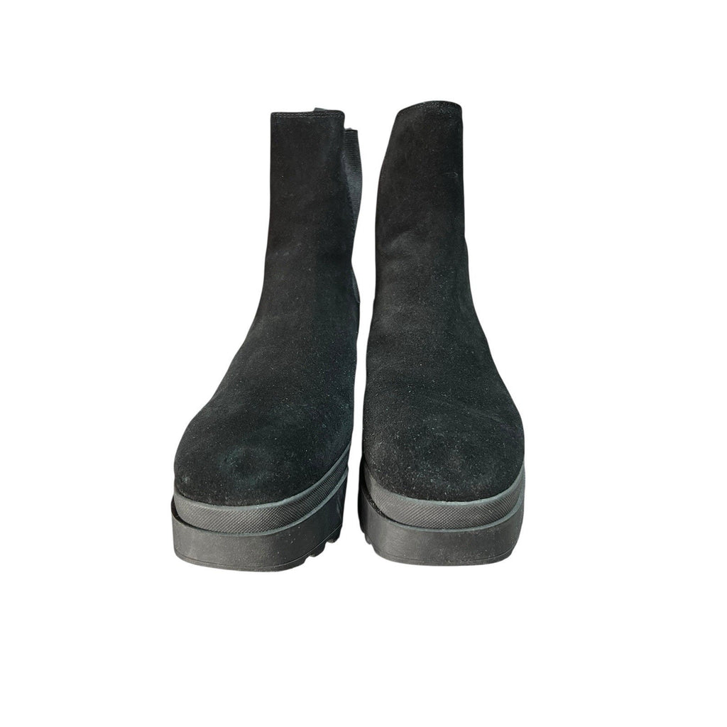 Calvin Klein Jeans Black Suede Ankle Booties Women’s Size 9M