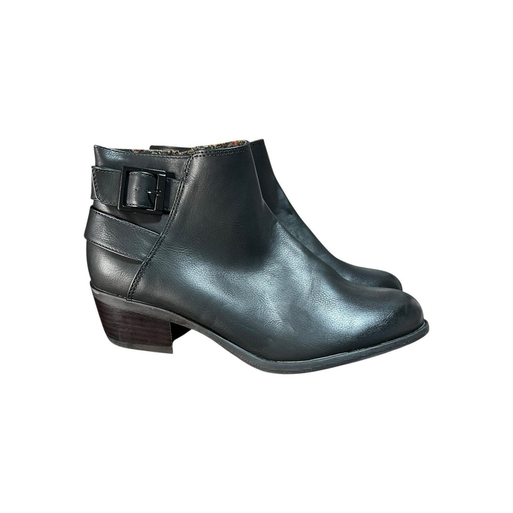 B.O.C. Black Ankle Bootie Women’s Shoe Size 9.5 M