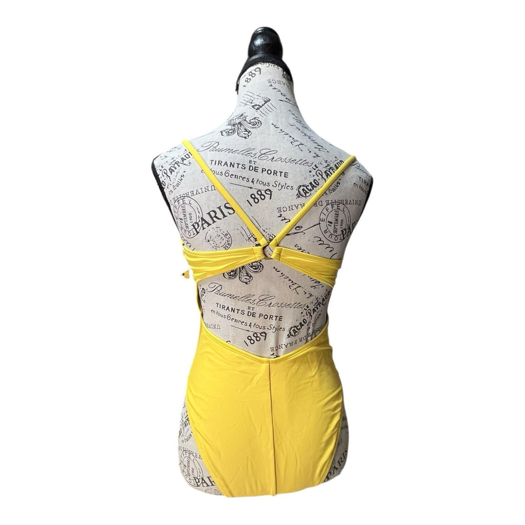 Shade And Shore V-Neck One Piece Swimsuit S 4-6