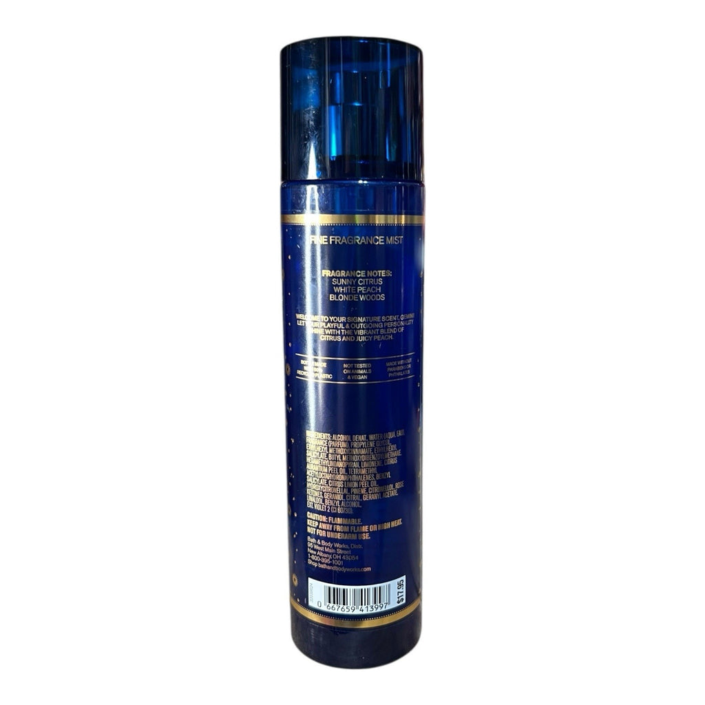 Bath & Body Works Gemini Fine Fragrance Mist from The Zodiac Collection 8 Oz