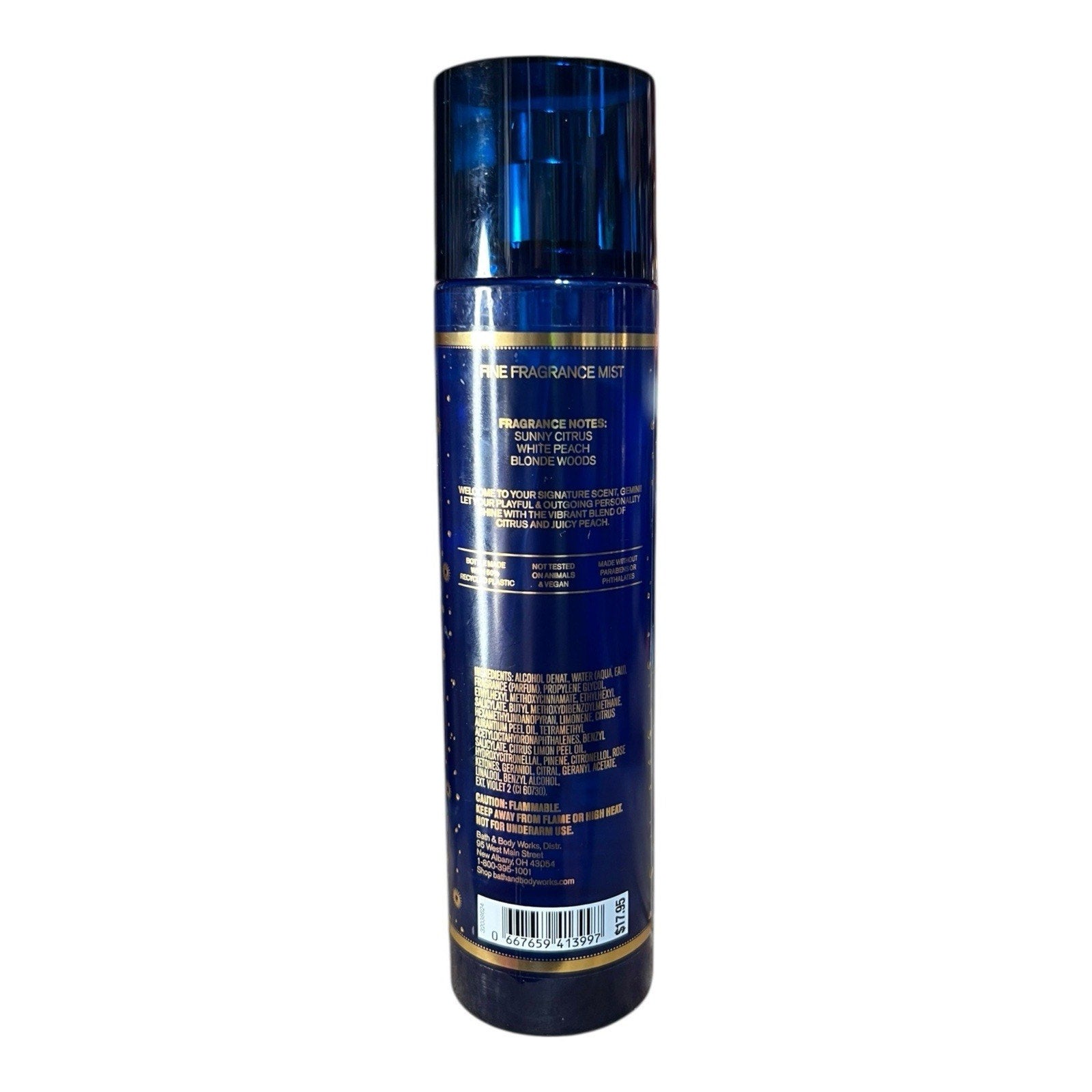 Bath & Body Works Gemini Fine Fragrance Mist from The Zodiac Collection 8 Oz
