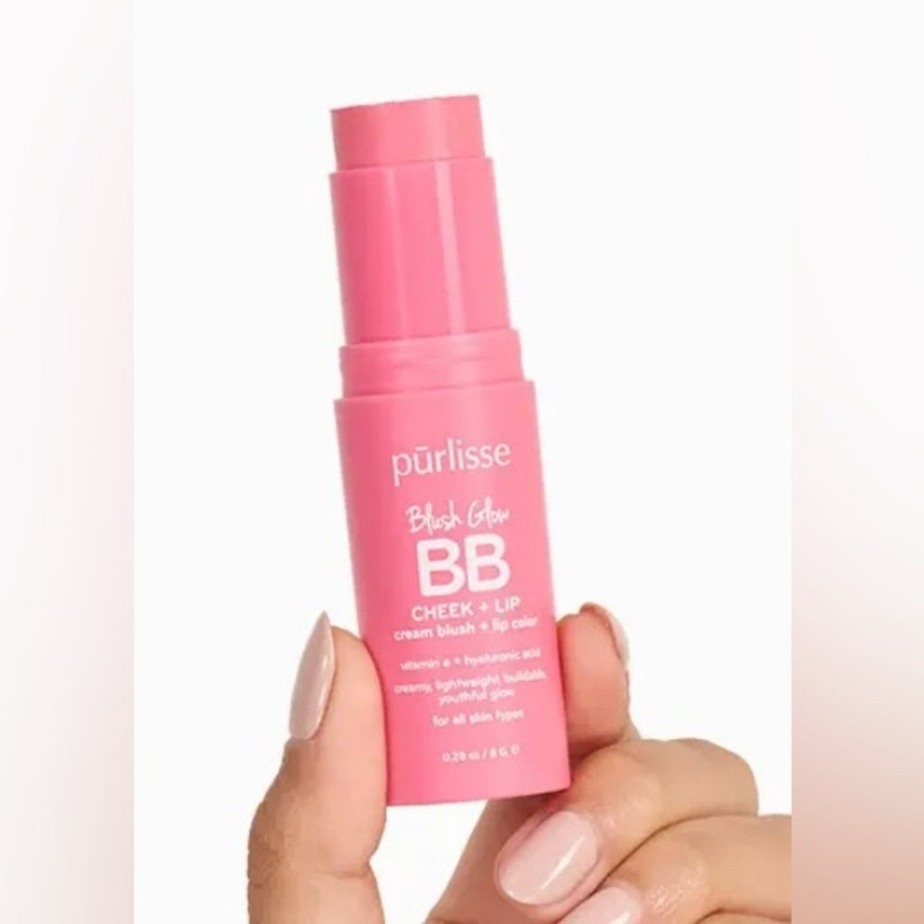 Purlisse Blush Glow BB Cheek + Lip - Pink Crush NIB