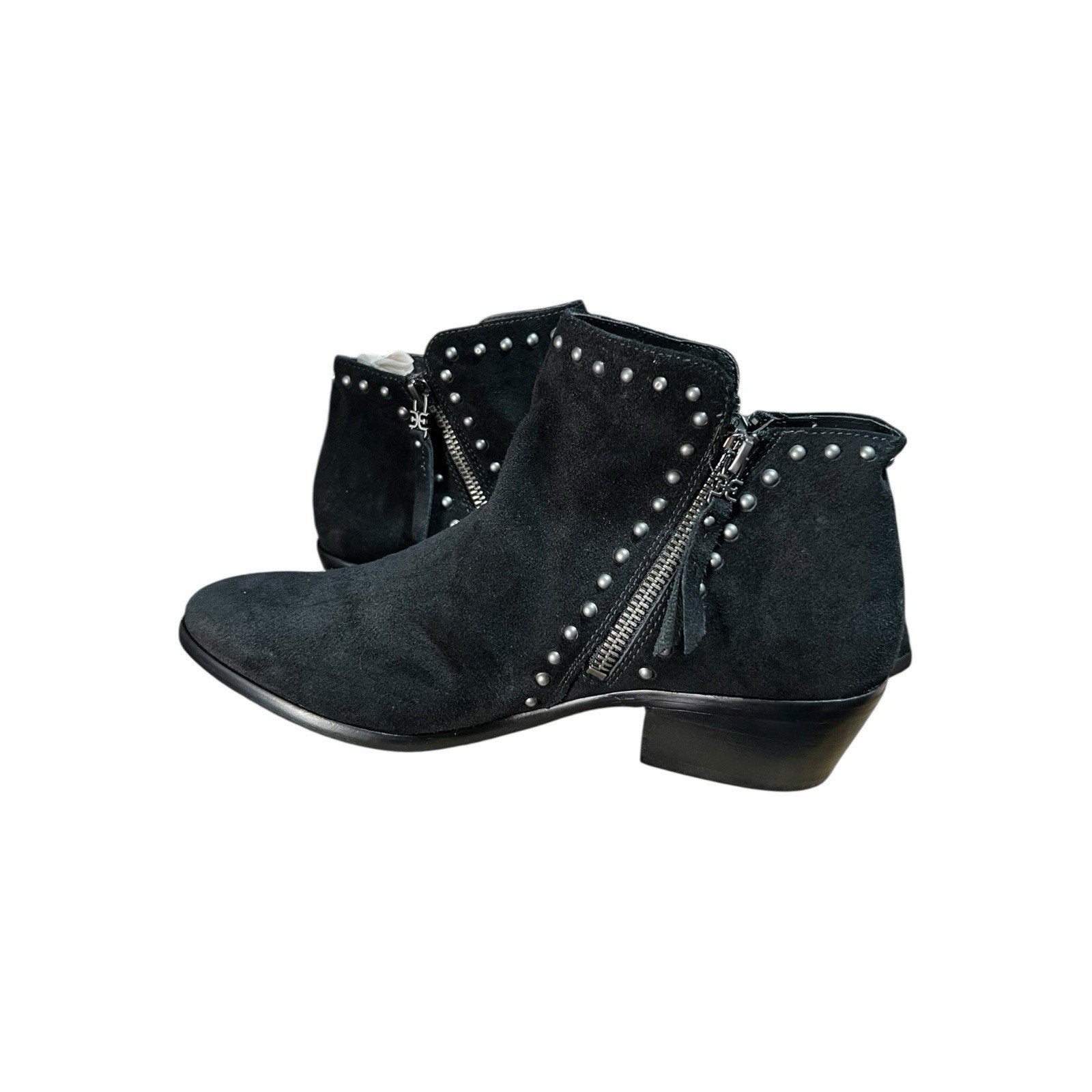 Sam Edelman Paola studded ankle boots Black Suede Women’s Size 9.5