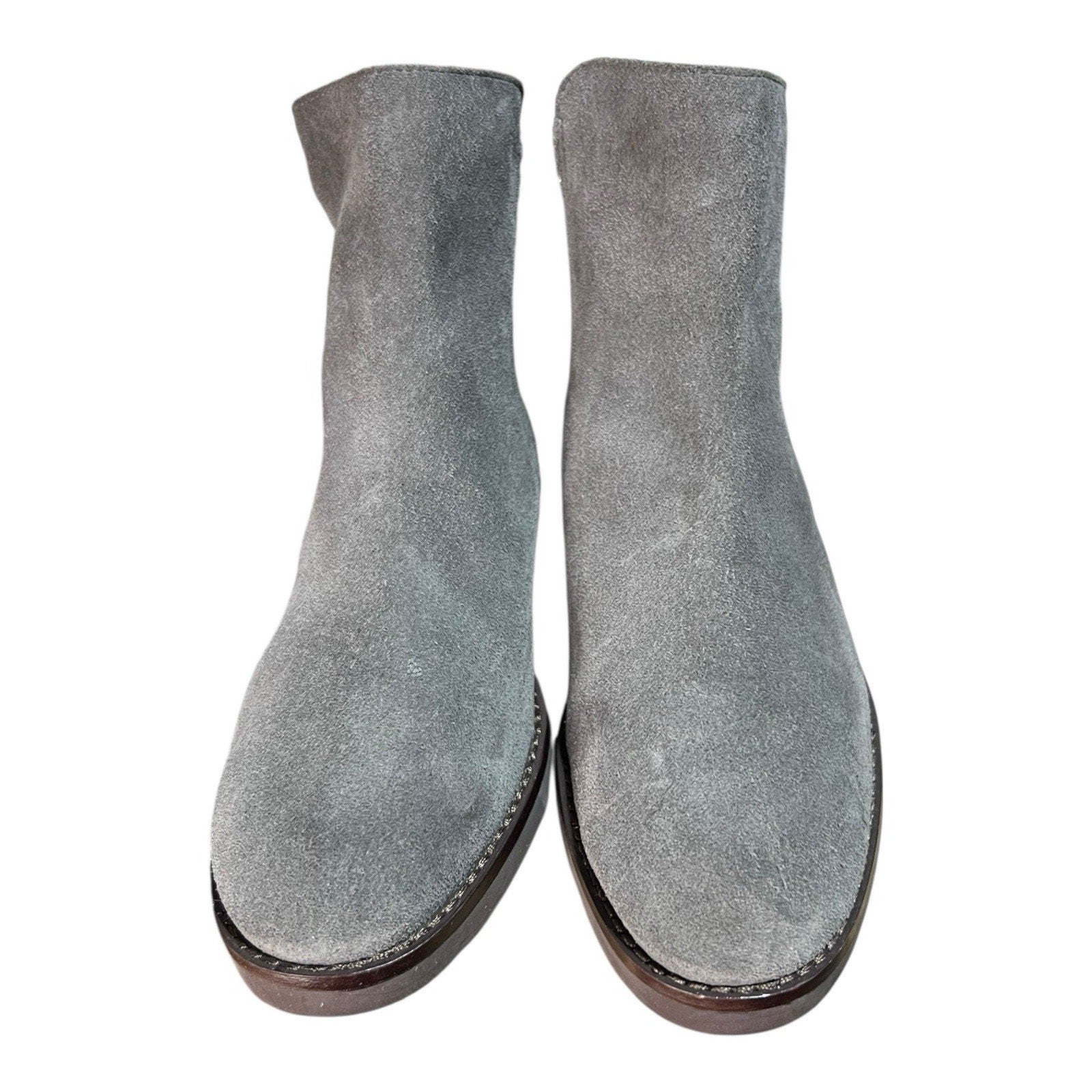 Cole Haan gray Suede Ankle Bootie Women’s Shoe Size 7B