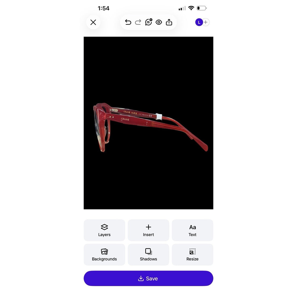 Celine Red Gradient Lense Sunglasses NIB MSTP $390