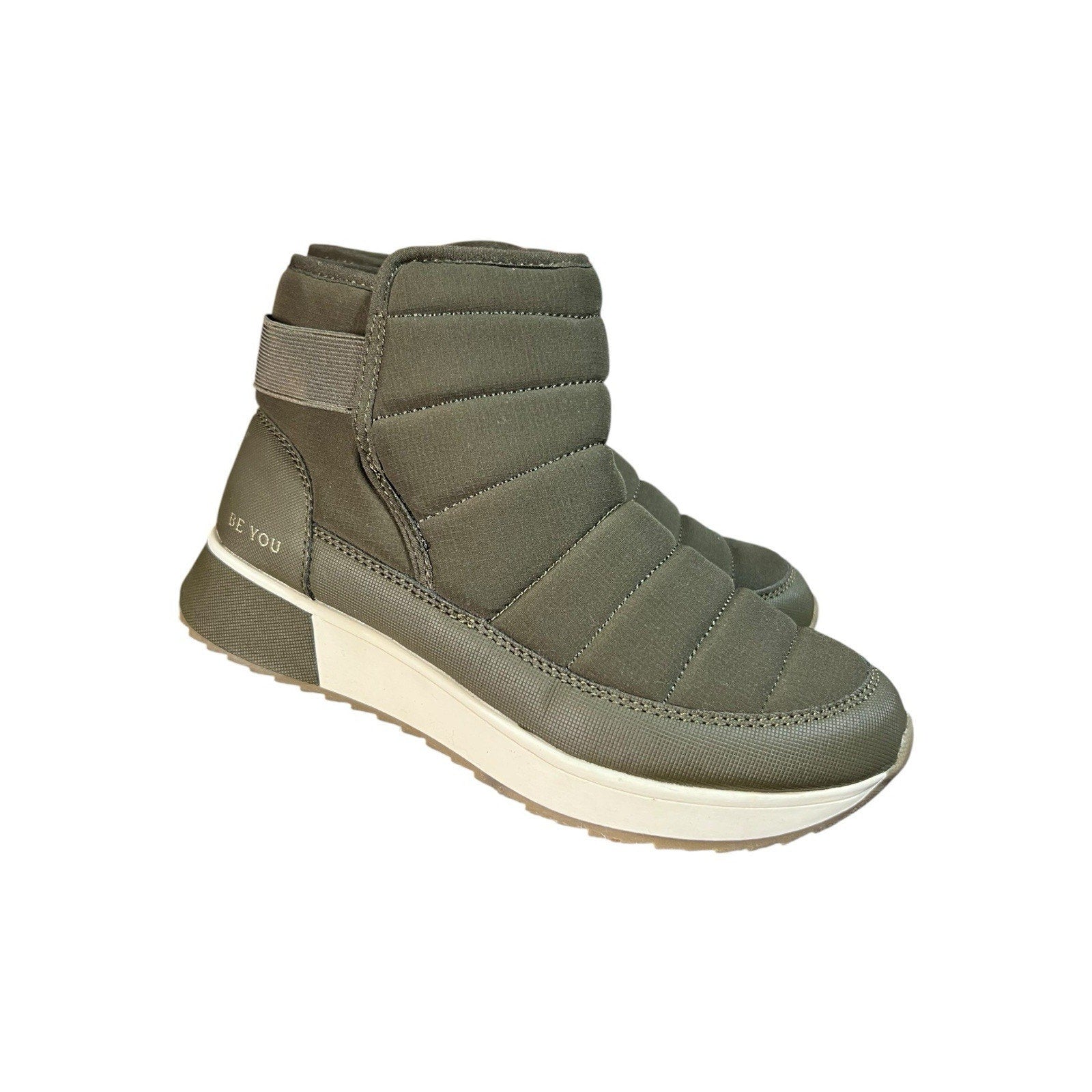 Dr. Scholl's Running Free booties Olive Green Women’s Shoe Size 6.5M