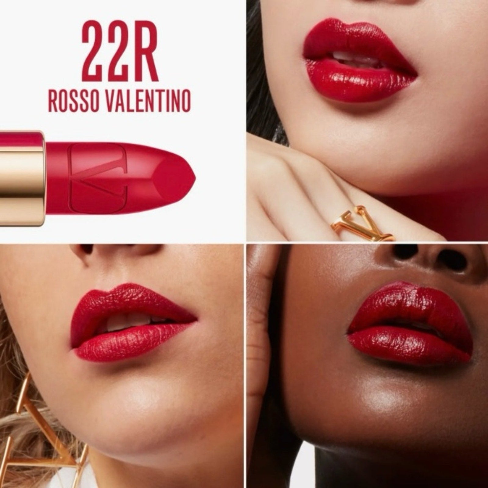 Valentino Set Lipstick Set with Pouch