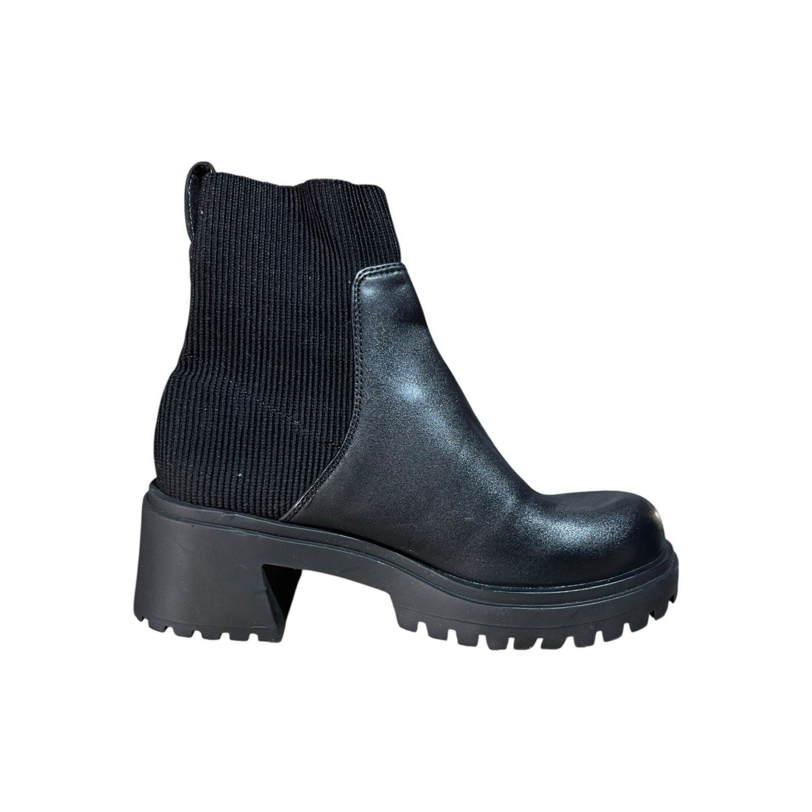 Steve Madden Holley chunky block heel ankle boot Women’s Shoe Size 6.5