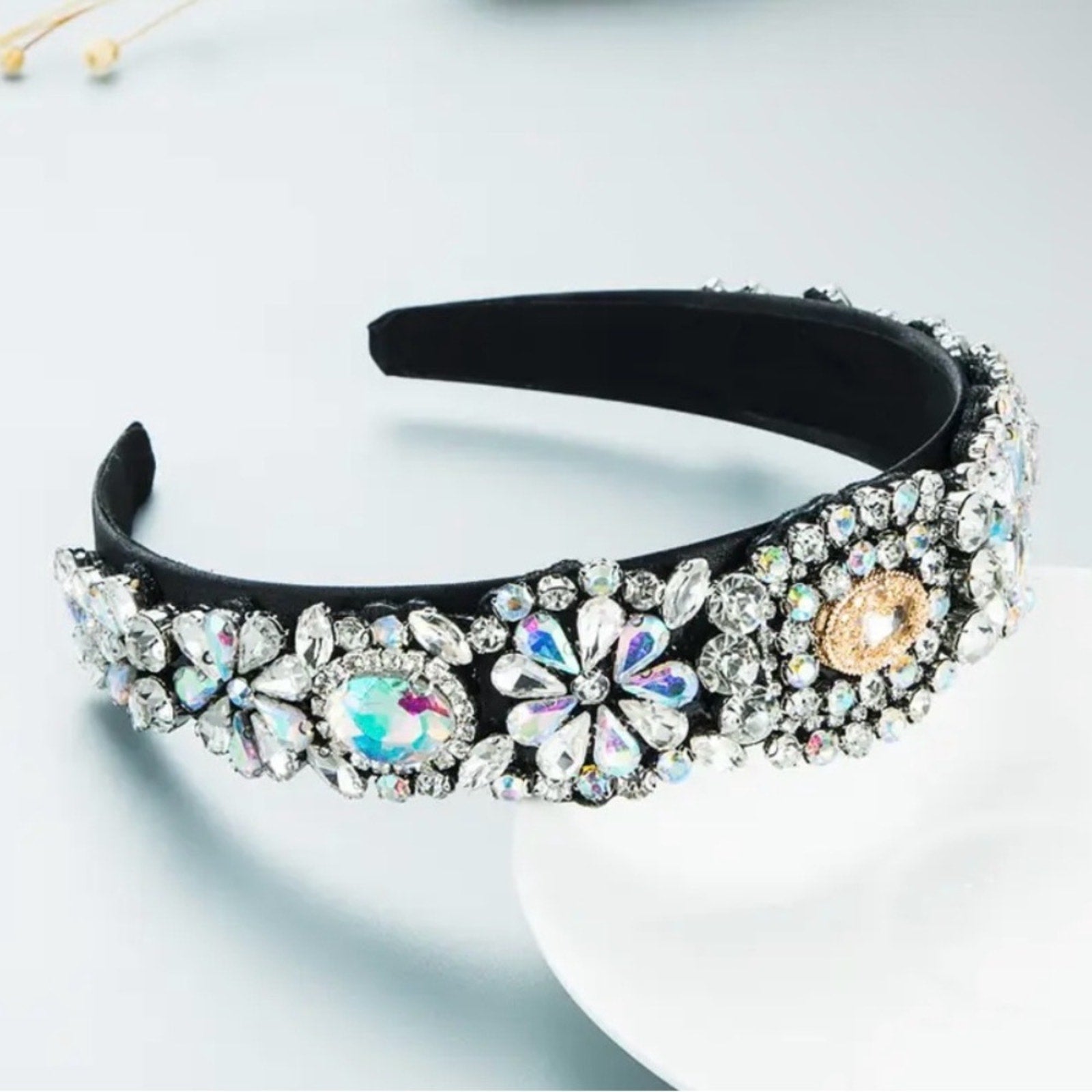 Elegant Crystal Embellished Headband