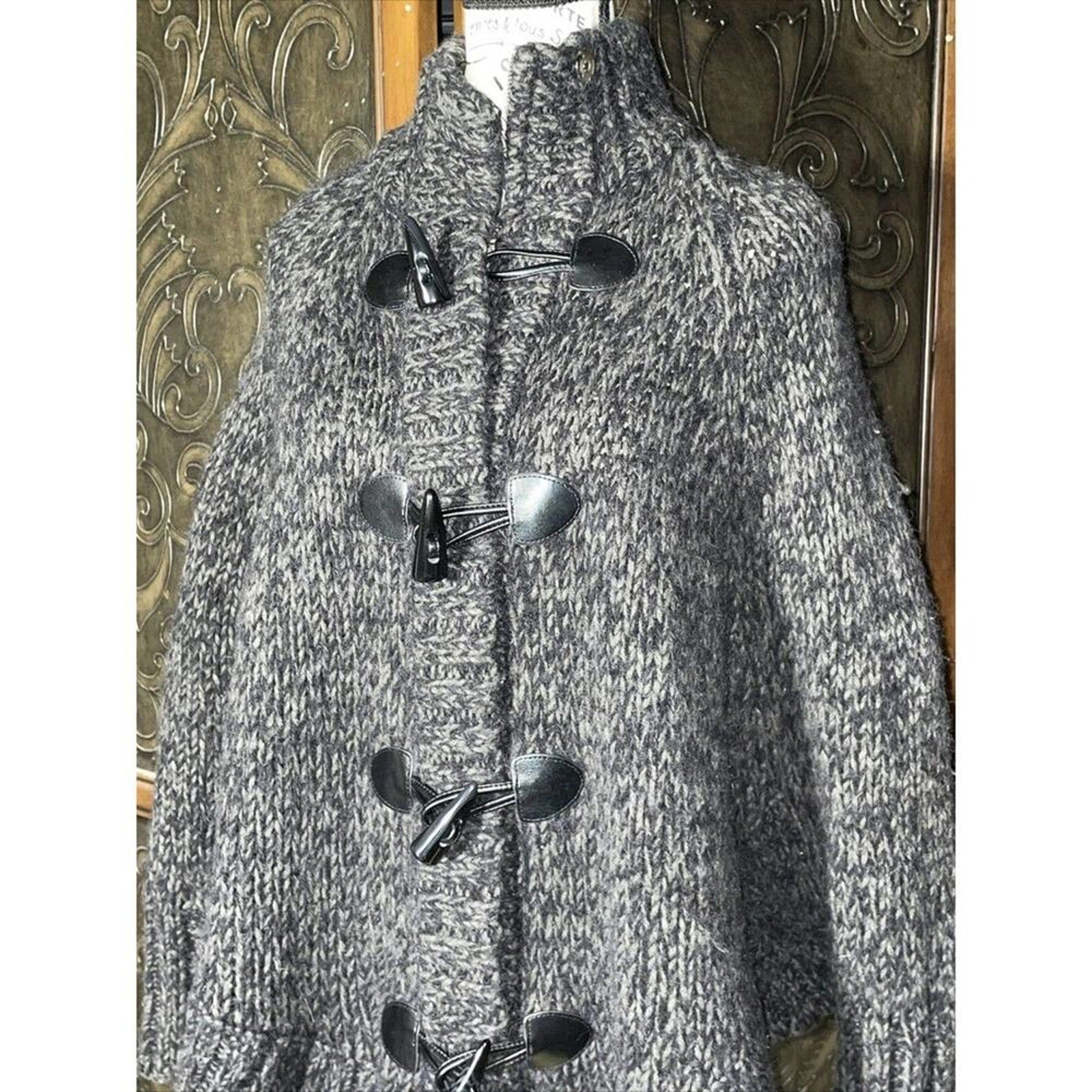 Michael Kors Alpaca Blend Knit Cardigan Full Zip Sweater jacket Womens's Size XS