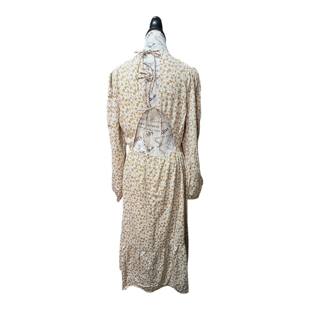 Lush Floral Midi Dress Women’s Size L
