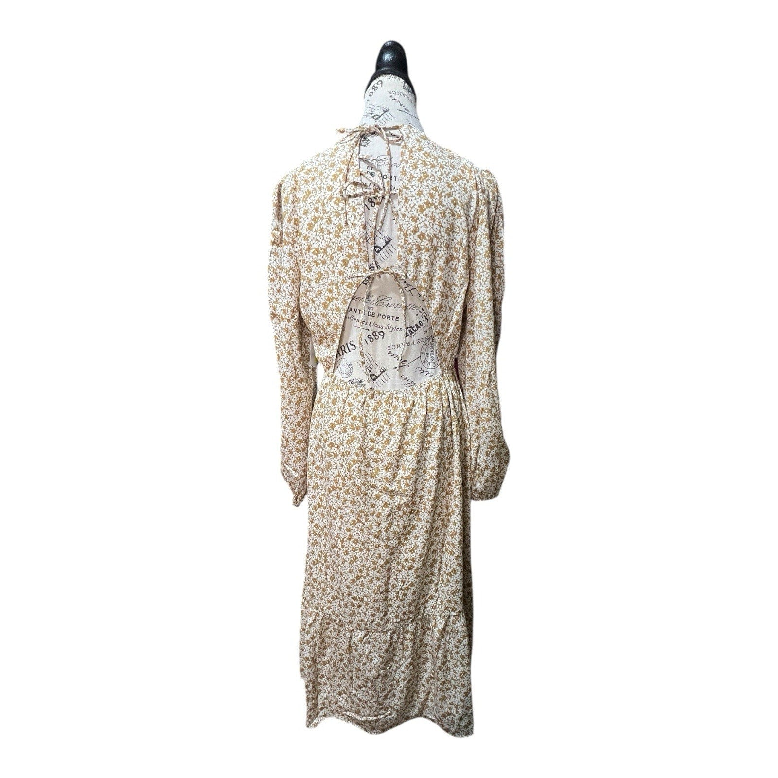 Lush Floral Midi Dress Women’s Size L