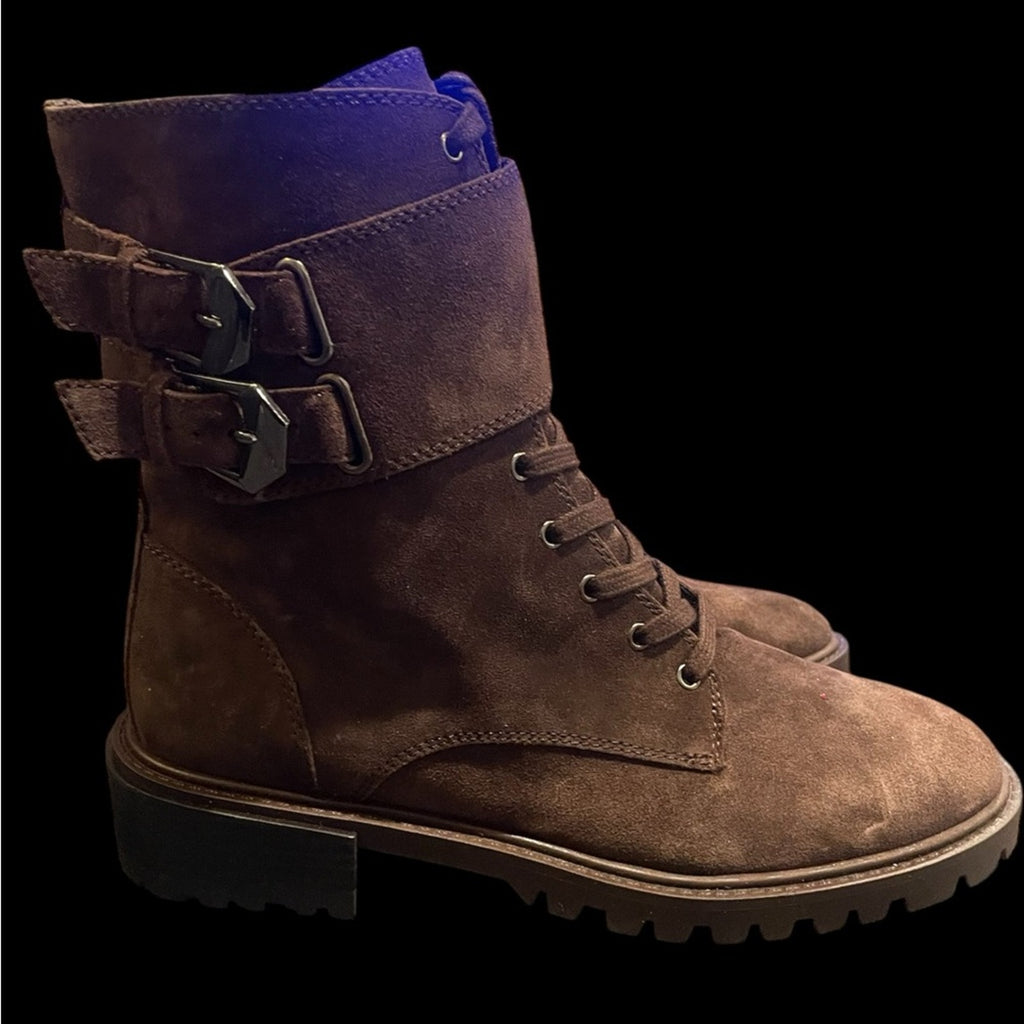 Vince Camuto Brown Suede Women's Boots Size 8 NWOT MSRP $250