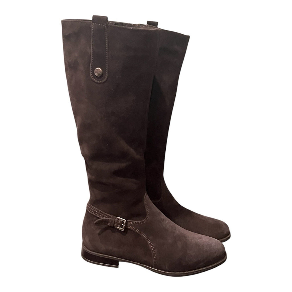 La Canadienne Gray Suede Riding Boot Women’s Size EU 38 US 7