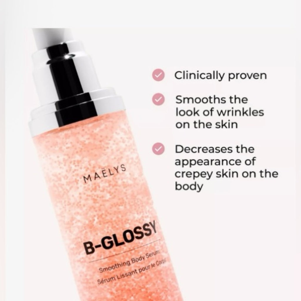 Maelys B-GLOSSY Smoothing Body Serum NOB MSRP $59