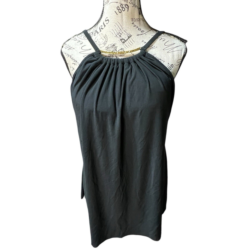 Magic suit Sea Level Australia black U-bar bandeau one-piece swimsuit SZ 8 NWOT