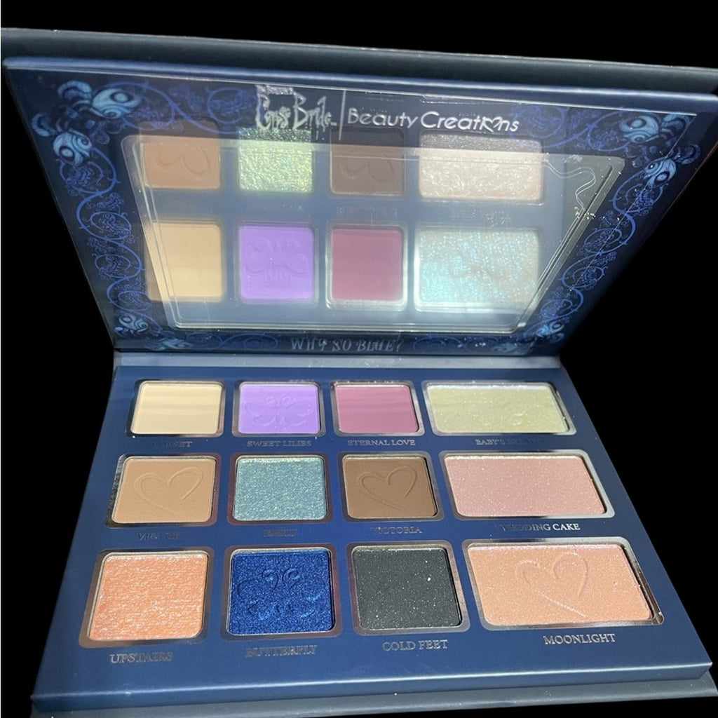 Beauty Creations Corpse Bride Why So Blue Multi-Use Eyeshadow Palette