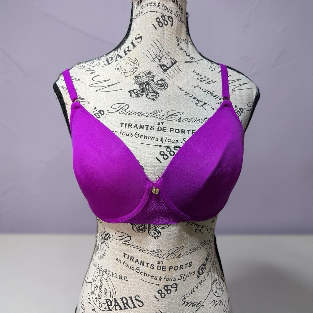 Natori Lightly Lined Purple Bra Size 32DD