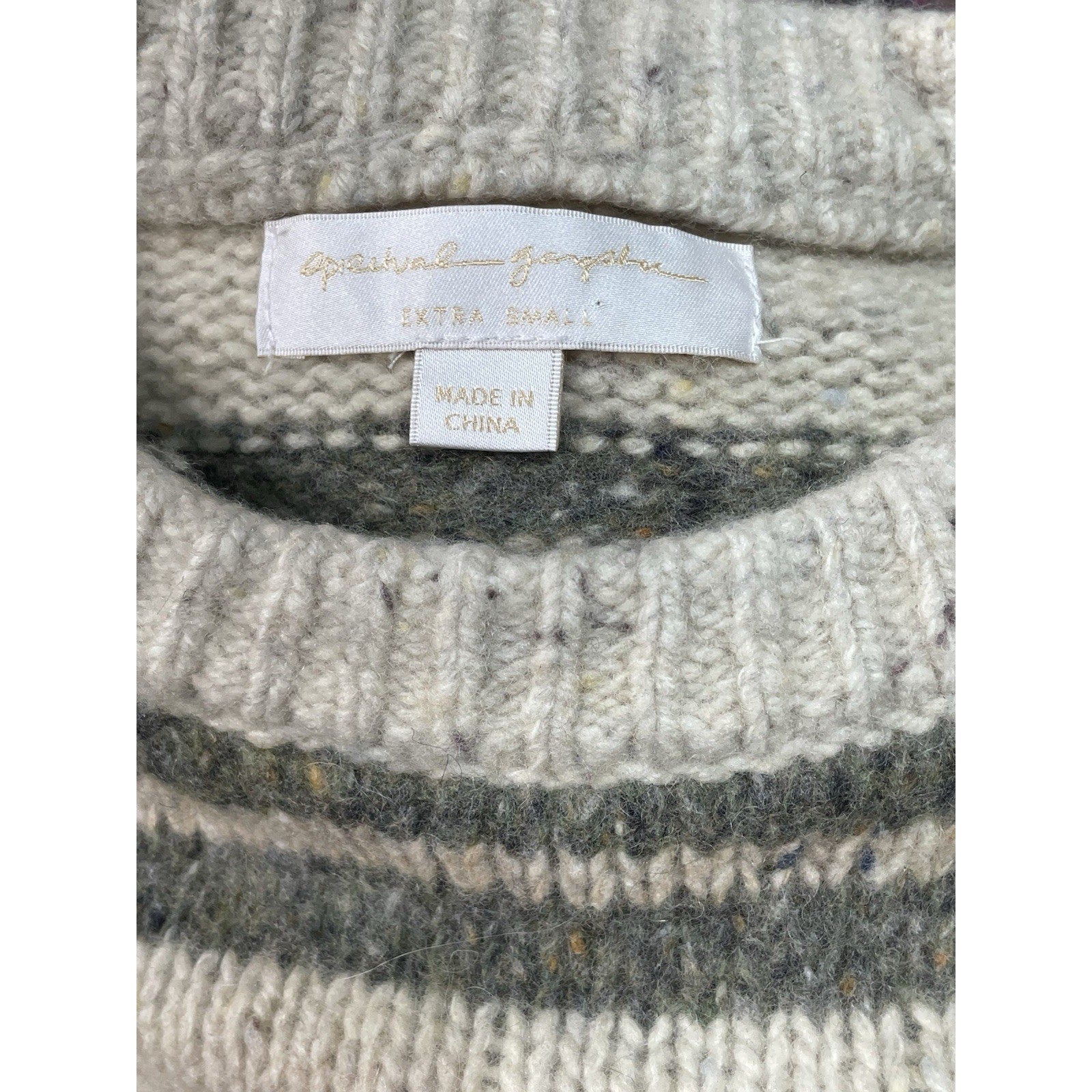 Spiritual Gangster Wool Alpaca Croped Knit Sweater NWT $158 MSRP