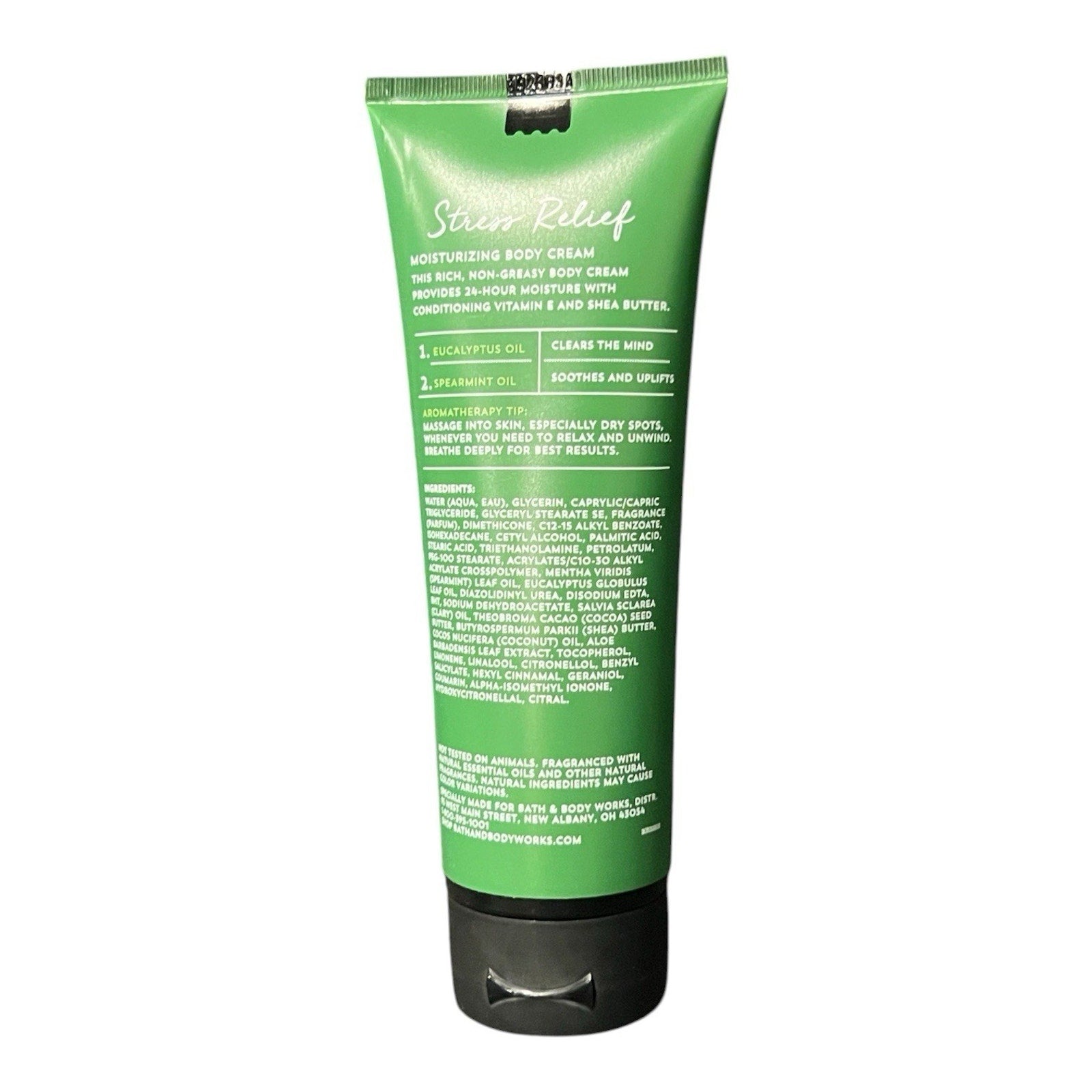 Bath And Body Works Stress Relief Eucalyptus And Spearmint Body Cream New
