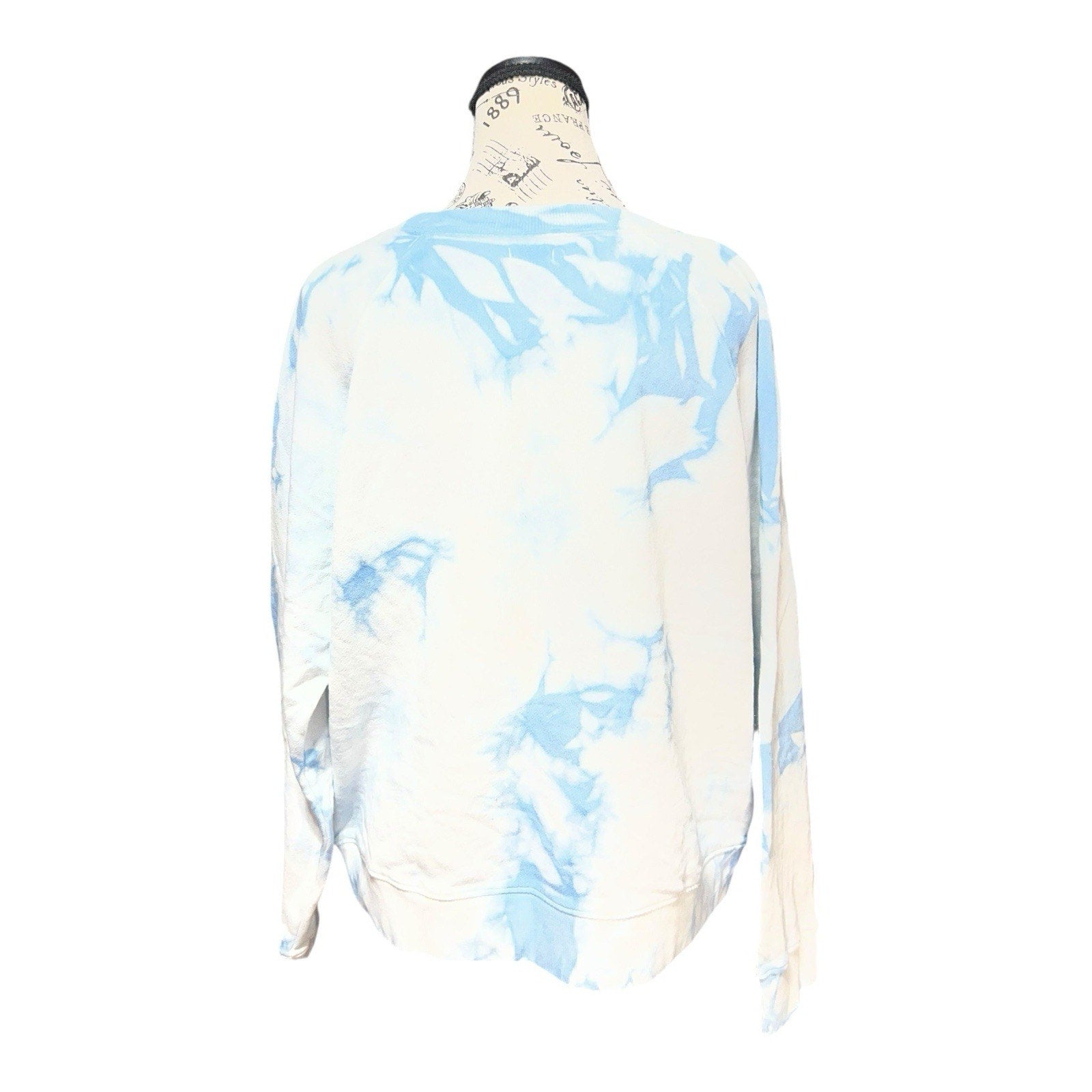 Faherty Blue And White Pullover Sweater Women’s Size XL NWOT