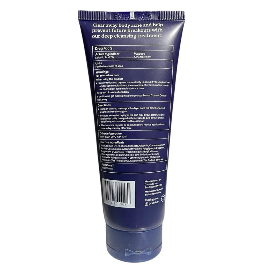 Curology Acne Body Wash 3.4 Oz
