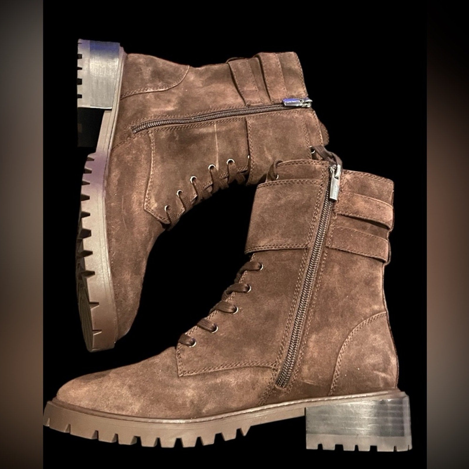 Vince Camuto Brown Suede Women's Boots Size 8 NWOT MSRP $250