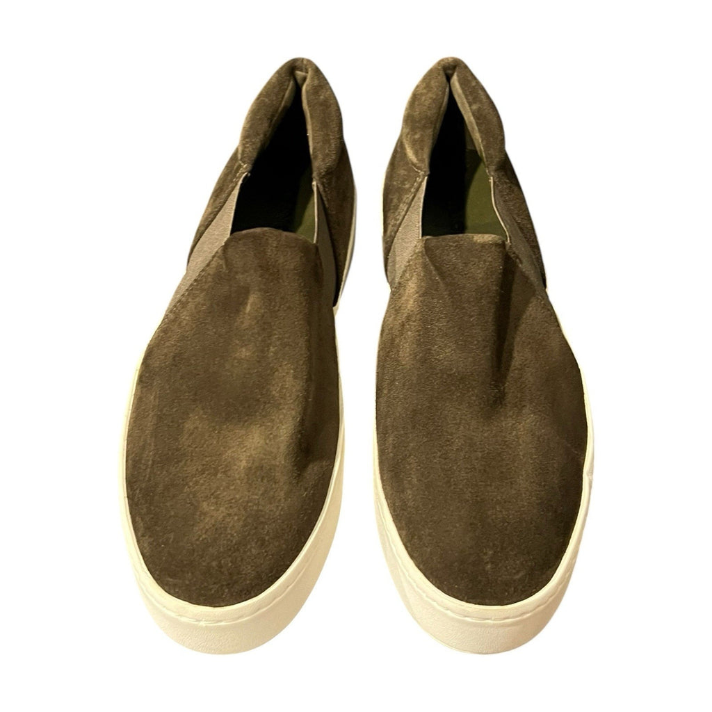 Vince Warren Suede Platform Slip-On Sneakers Womens Shoe Size 7