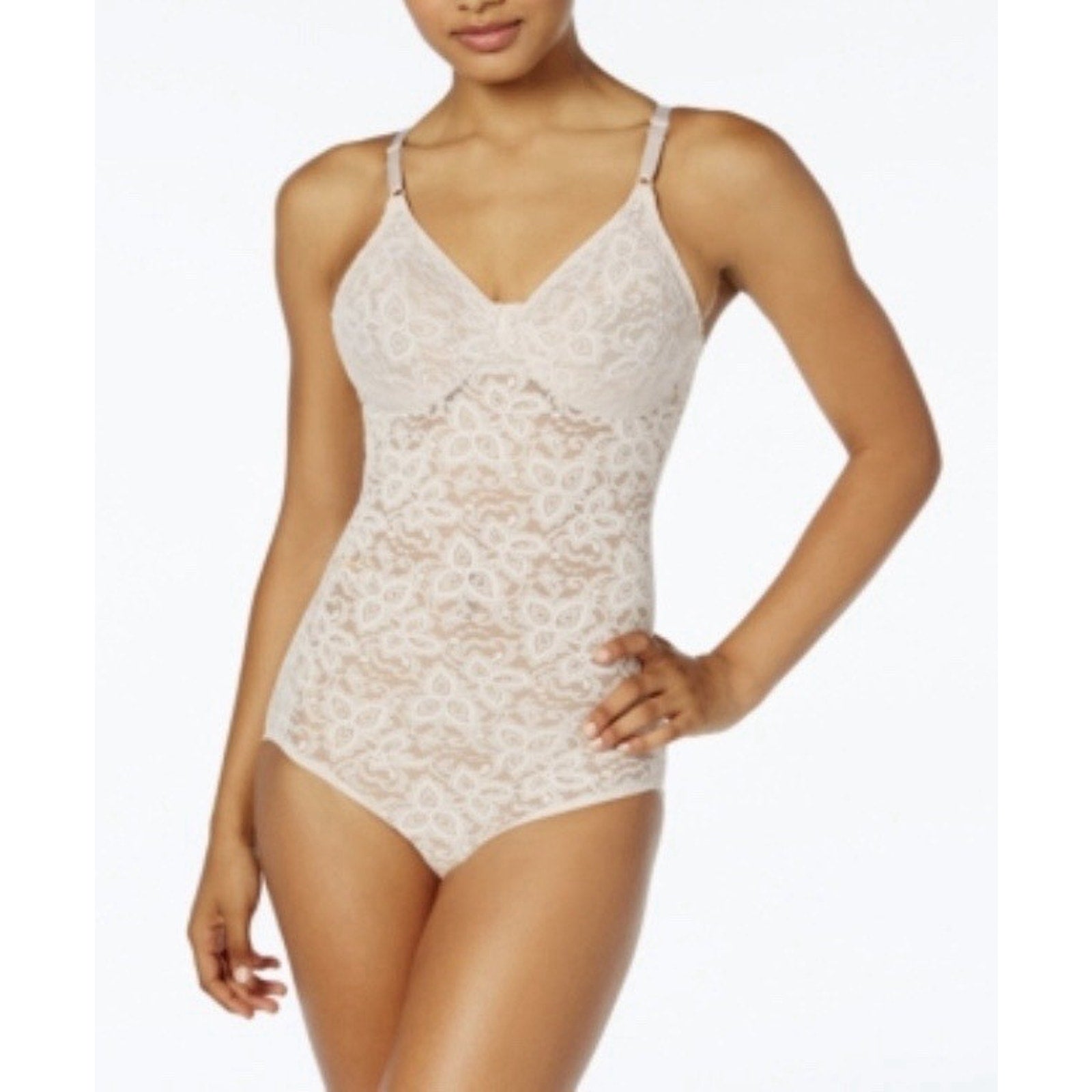 Maidenform Lace Body Briefer Rose Size 36D