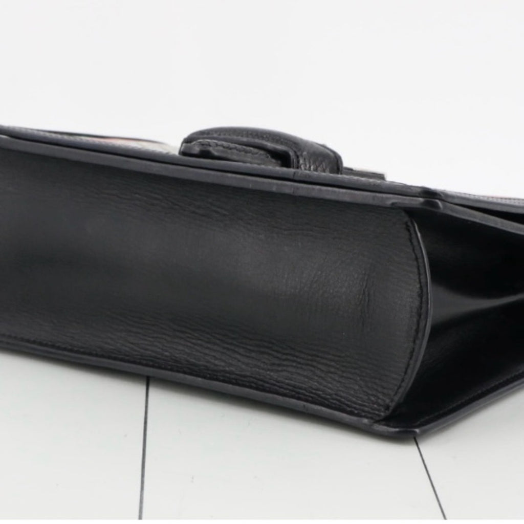 Loewe Barcelona Tulip Black and Pink Shoulder Bag with COA