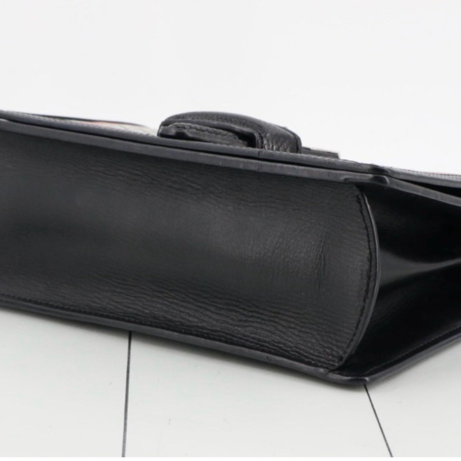 Loewe Barcelona Tulip Black and Pink Shoulder Bag with COA