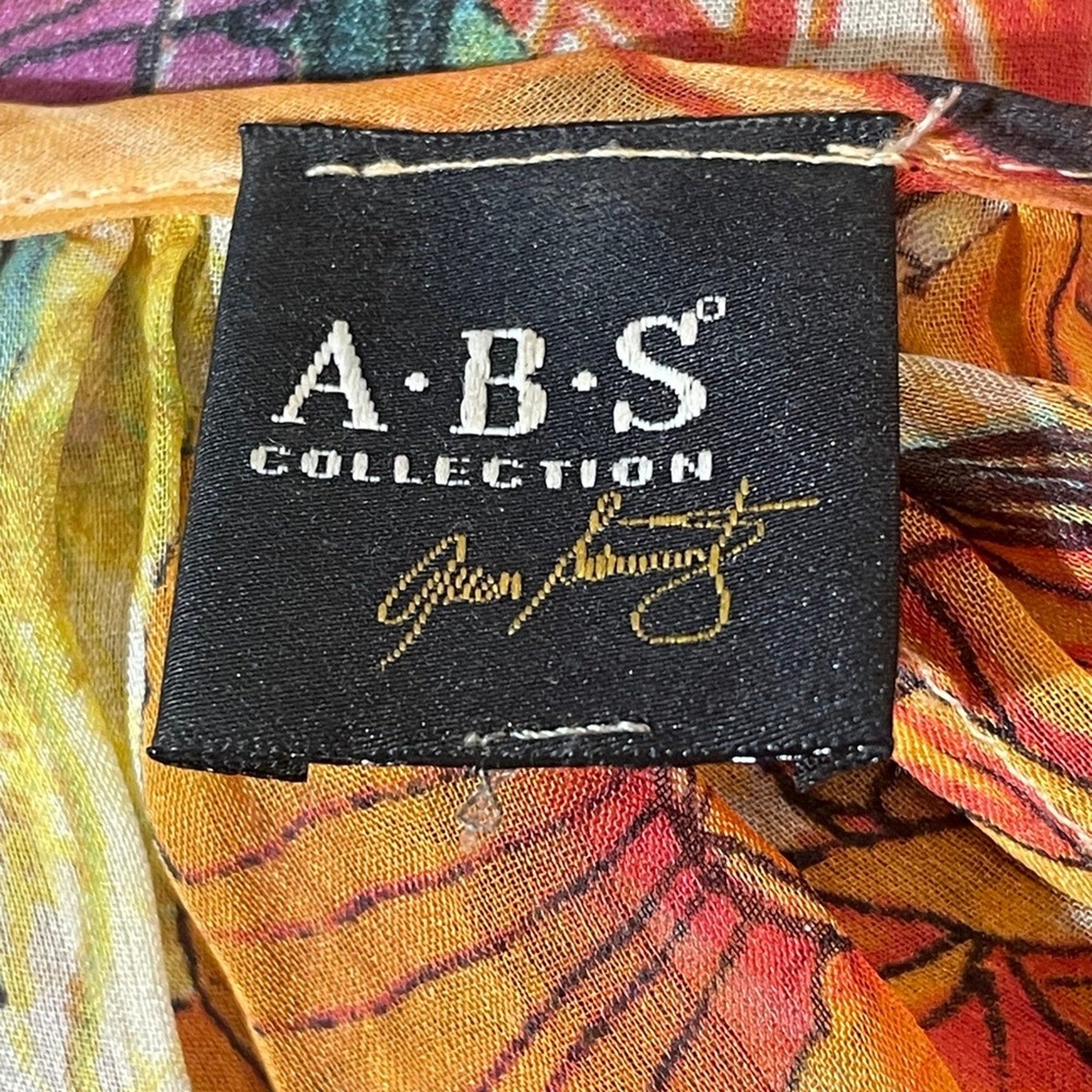 ABS by Allen Schwartz 100% Silk Blouse – XS, Detailed, Luxe