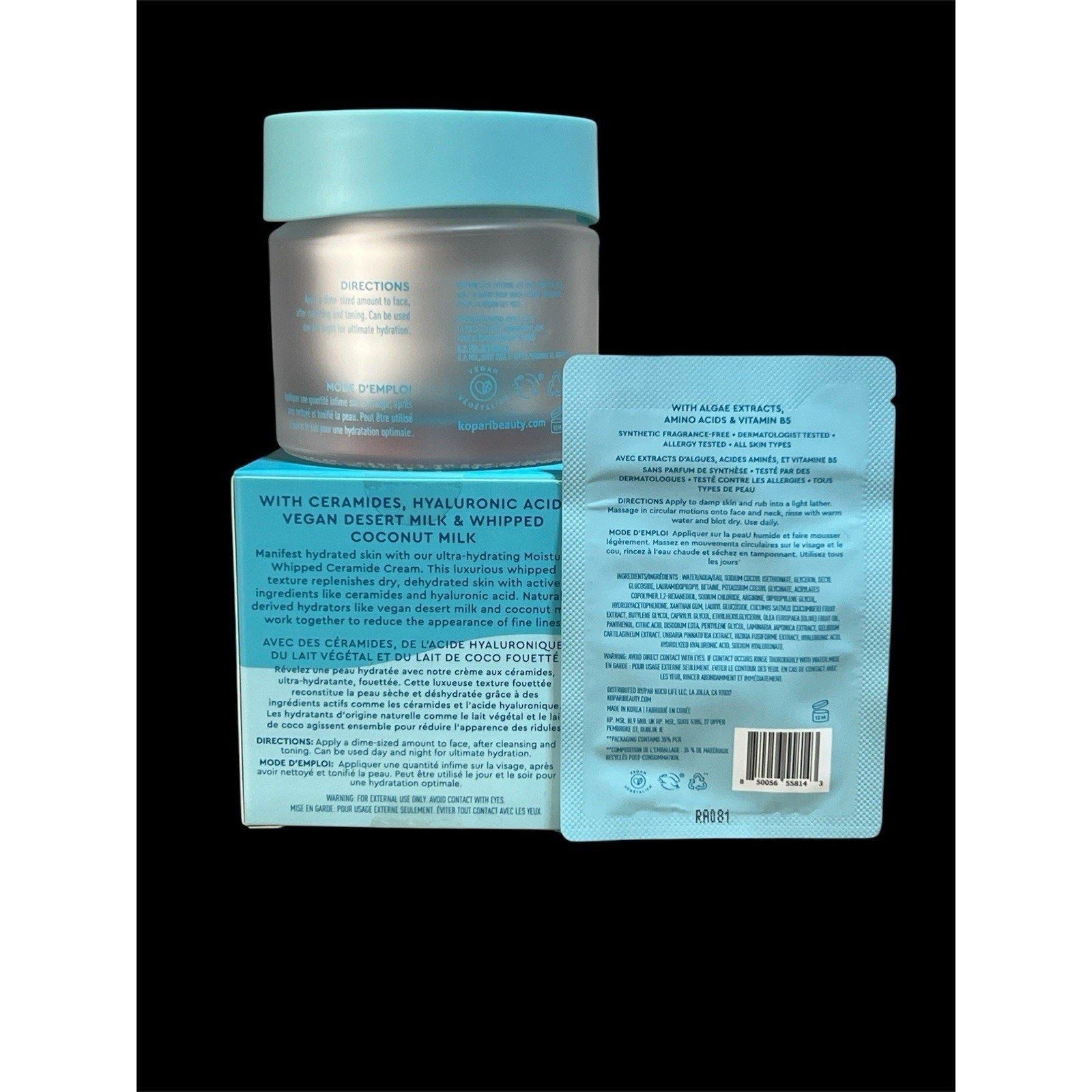 Kopari Moisture Whipped Ceramide Cream 2.1 Oz New