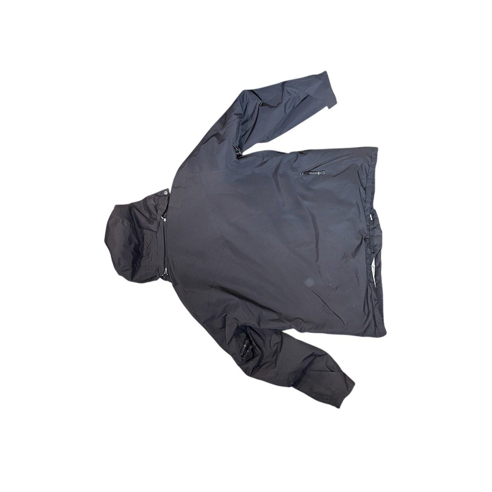 Helix Snowboarding Jacket Mens L Black White Logo