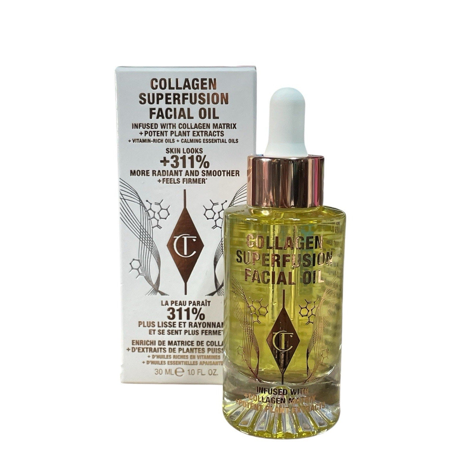 Charlotte Tilbury Collagen Superfusion Facial Oil - One Ounce, New In Box.