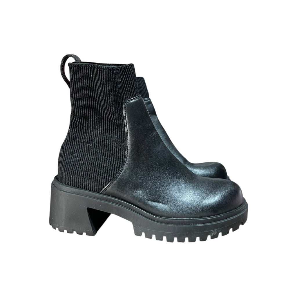 Steve Madden Holley chunky block heel ankle boot Women’s Shoe Size 6.5