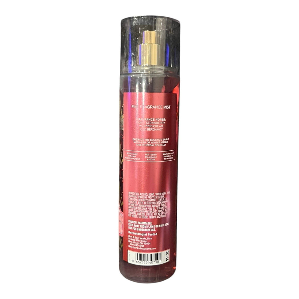 Bath And Body Works Strawberry Snowflakes Mist New