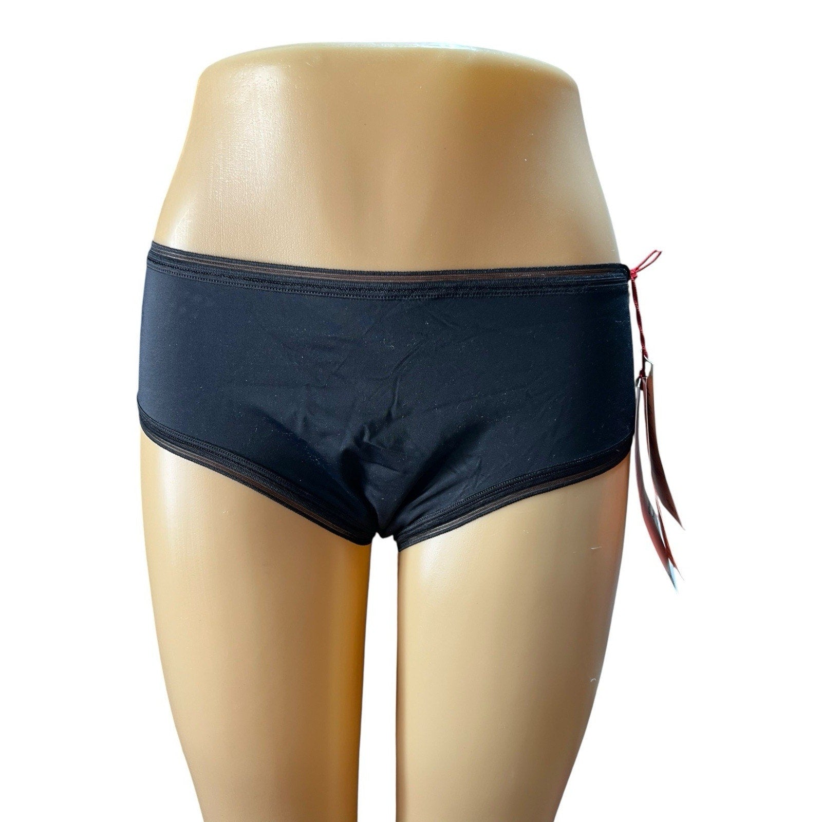 Thinx Cheeky Period Light Absorbency Underwear in Black Size XL