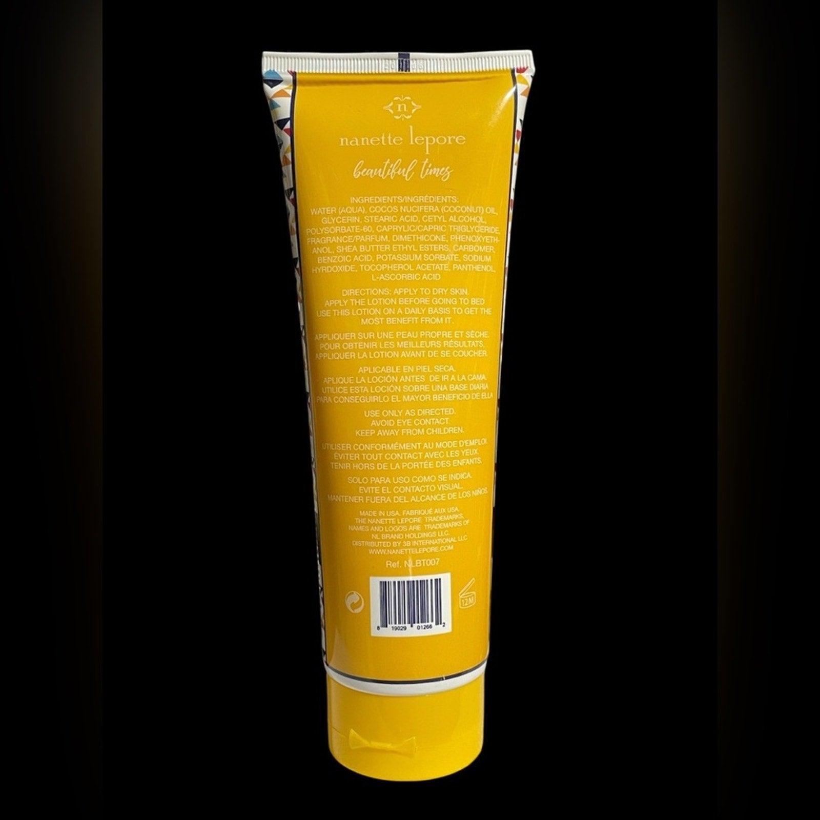 Nanette Lepore Beautiful Times Body Lotion -6.8 fl oz New