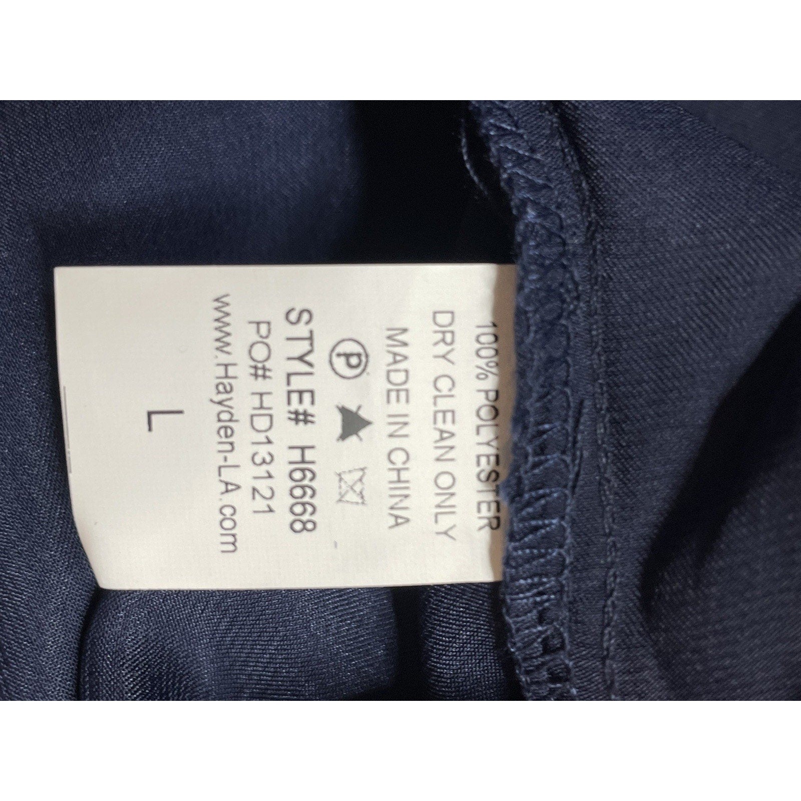 Hayden Los Angeles Navy Blue Tank Top NWT Women’s Size L
