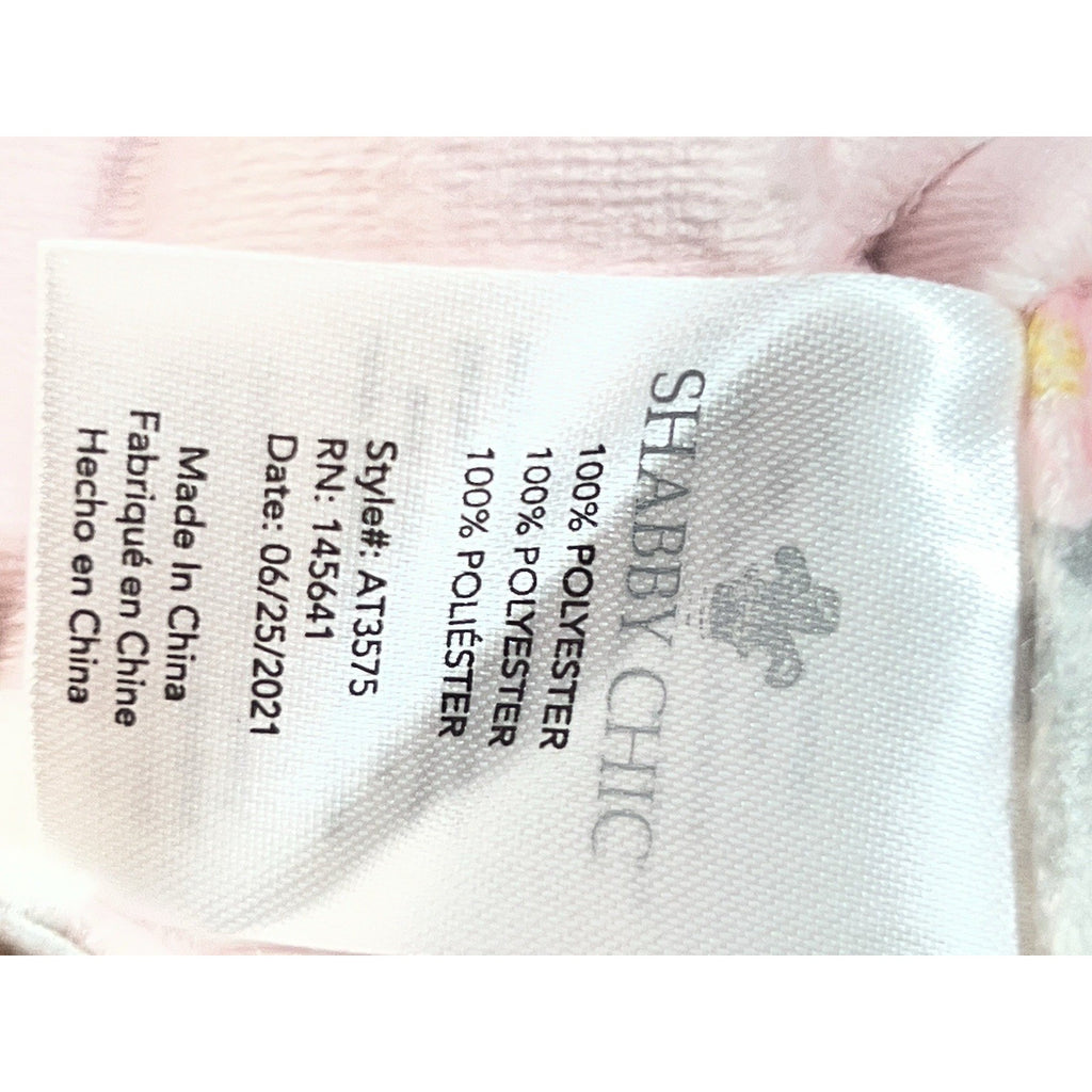 Shabby Chic Extra Soft 30 X 40 In Baby Blanket With Pink Floral And Stripes NWT