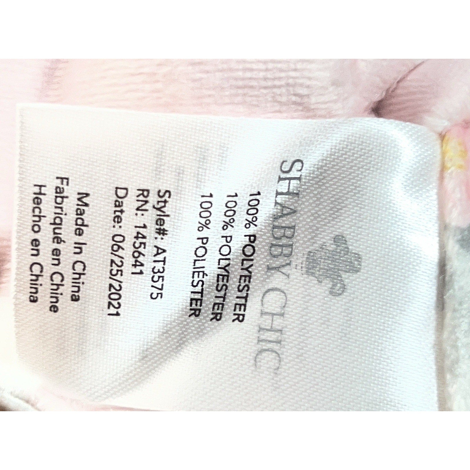 Shabby Chic Extra Soft 30 X 40 In Baby Blanket With Pink Floral And Stripes NWT