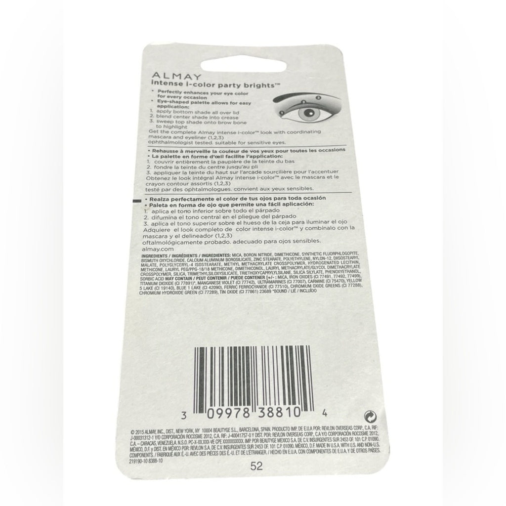 Almay Intense i-Color Eyeshadow Palette #1 for Blue Smokey Eye