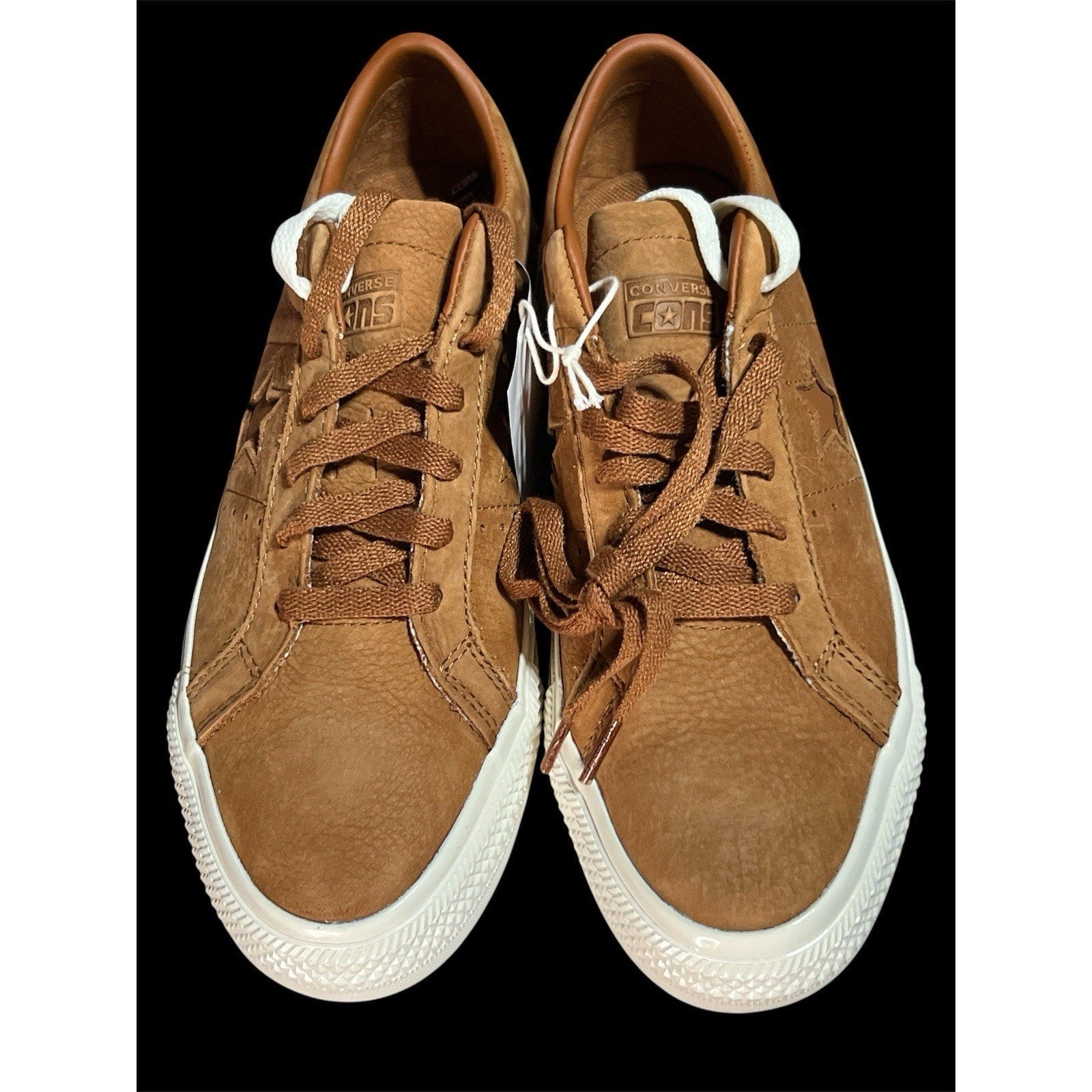 Converse One Star Pro Nubuck Warm Tan & Egret Skate Shoe NIB Womens 10