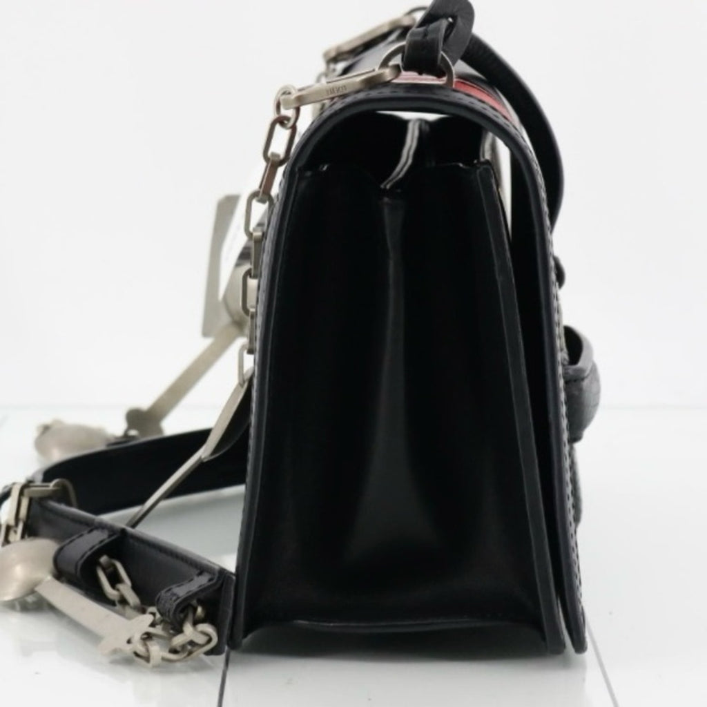 Loewe Barcelona Tulip Black and Pink Shoulder Bag with COA