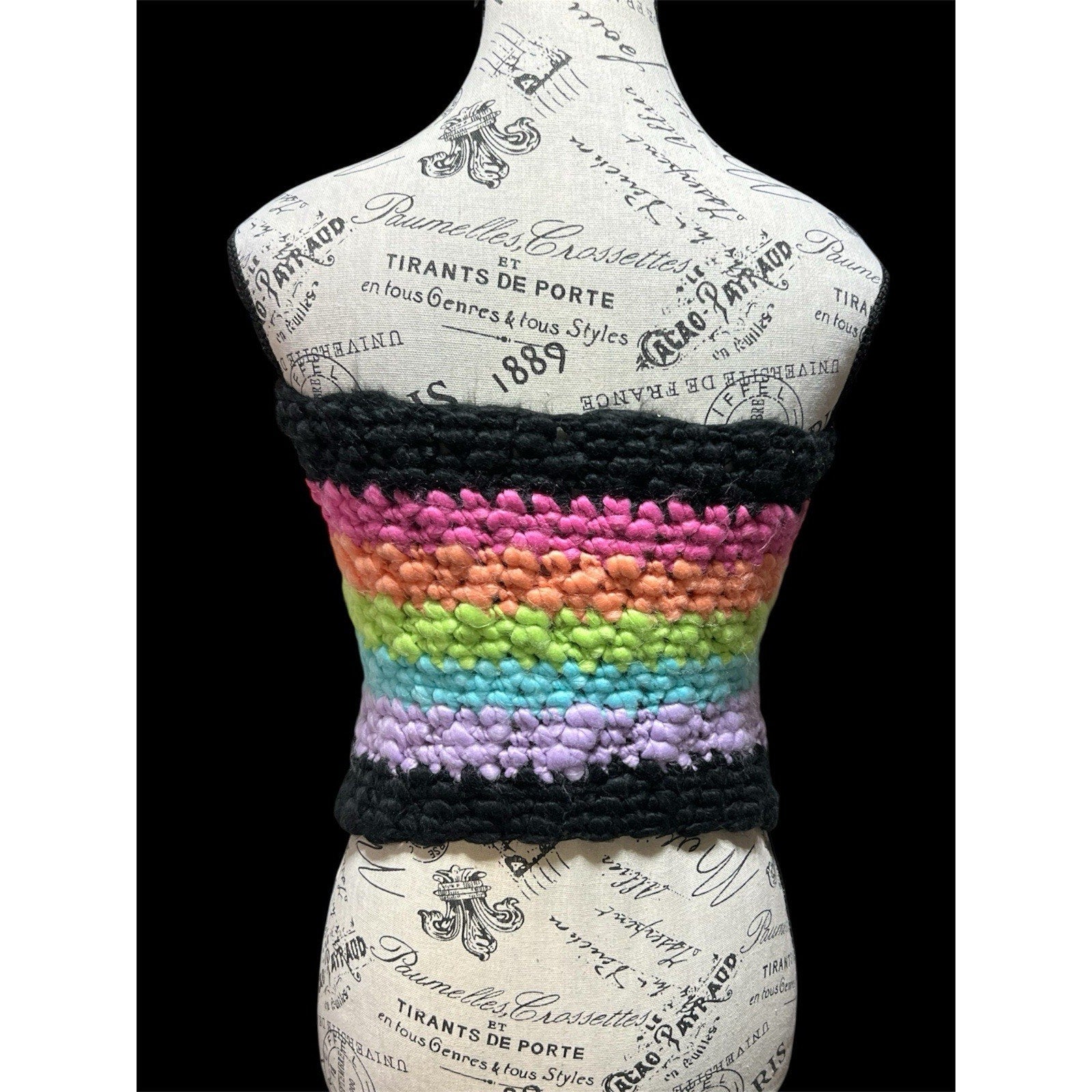 BP Chunky Knit Striped Halter Top / Blouse–see Fits Like S/M NWT