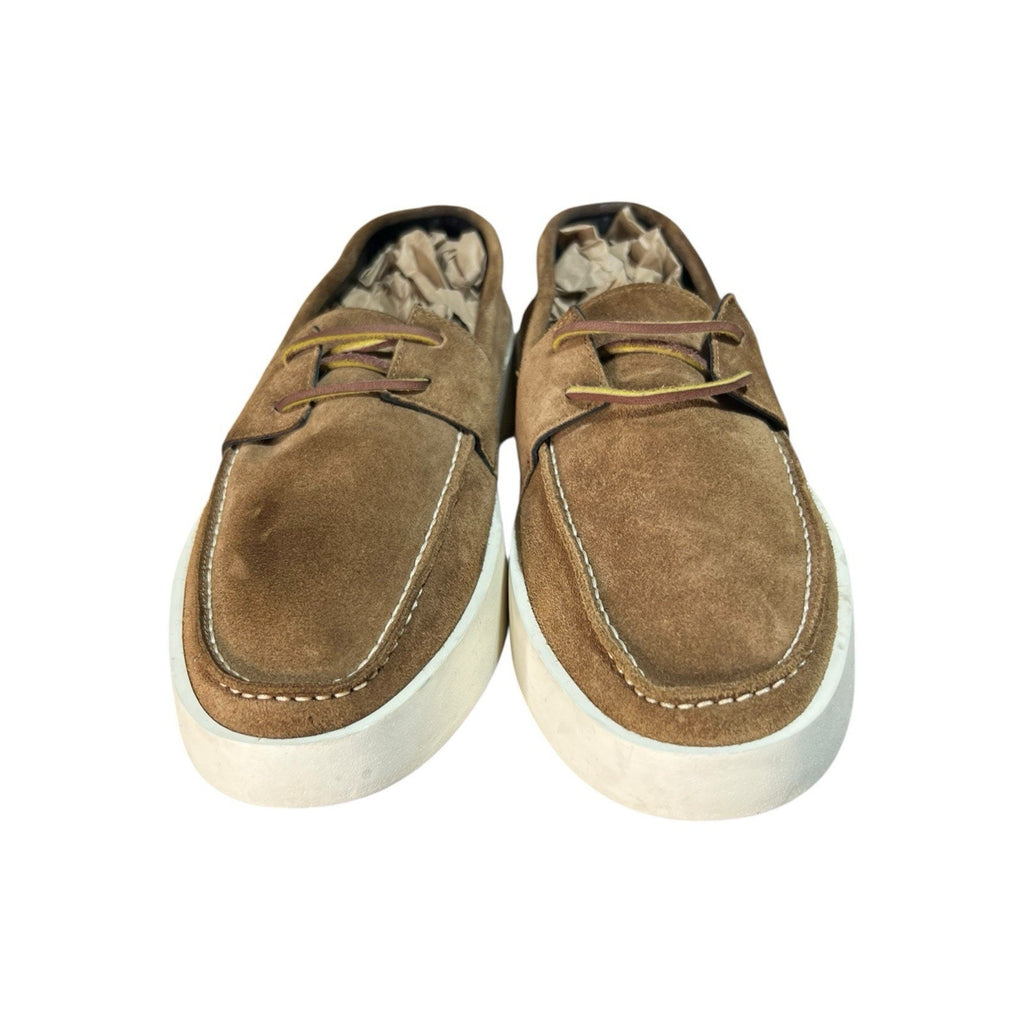 Fear of God Boat Sneakers in sigaro suede Mens Shoe Size 9