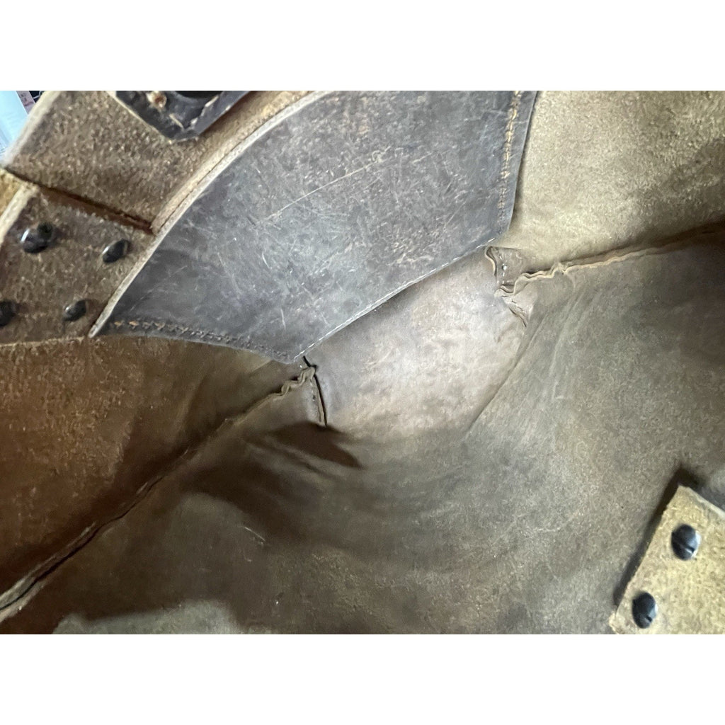 Chocolate Brown Full Grain Leather Tote Bag